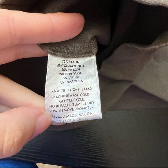 ✨ Eileen Fisher Gray Pull On Dress Pants Small Style P149 - Picture 6 of 10